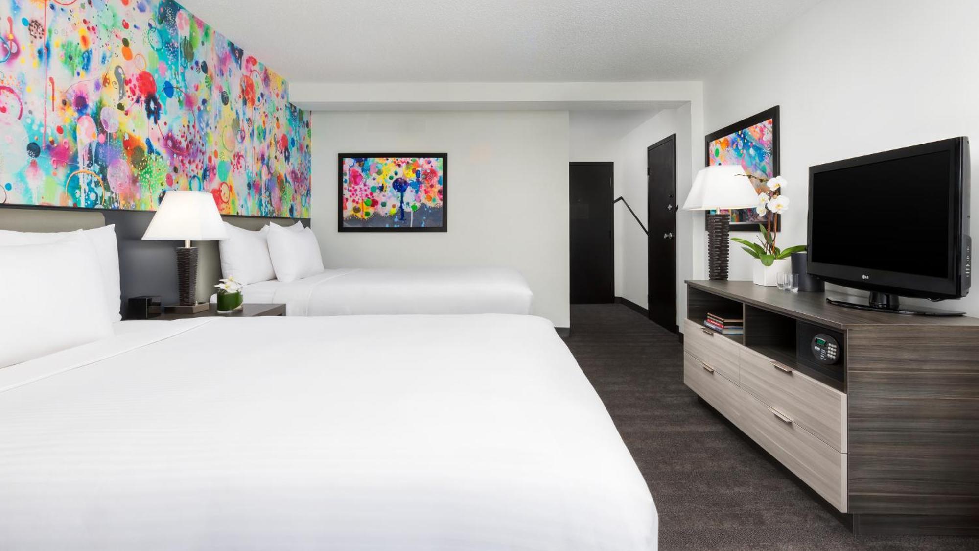 Queen Zimmer mit 2 Queensize-Betten - behindertengerecht
